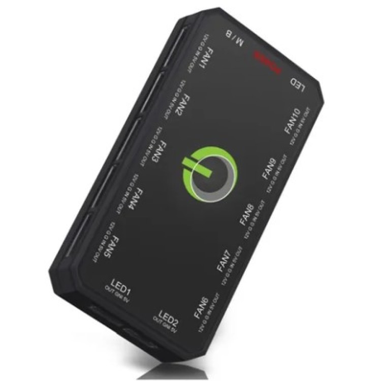 Kit Com 3 Fans One Power Radiant X3 Argb 120mm Preto LED RGB