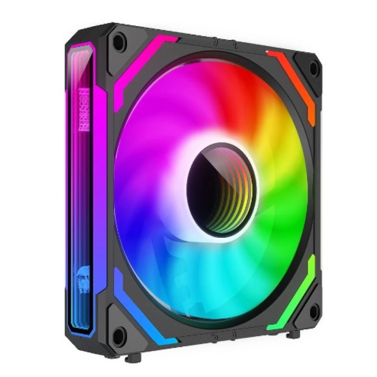 Kit com 3 Fans ARGB Redragon Infinity Mirror – GC-F012