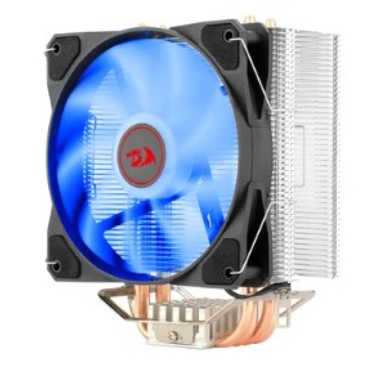 Aircooler Redragon Tyr Preto com LED Azul Fan de 120mm CC-9104B