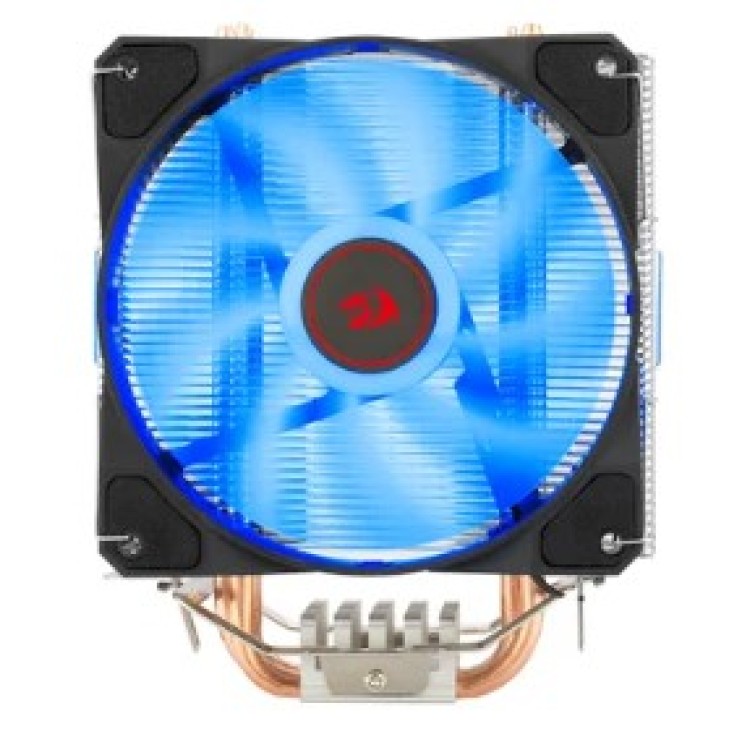 Aircooler Redragon Tyr Preto com LED Azul Fan de 120mm CC-9104B