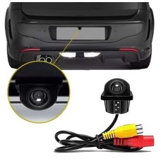 Câmera De Ré Automotiva Tartaruga 4k Ultra Hd Fp Import 180º.