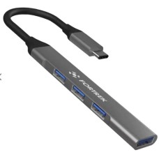 HUB USB-C 4X1 FORTREK DC41