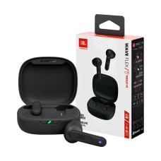  Fone de Ouvido Sem Fio, Bluetooth, Wave Flex - Preto  JBL