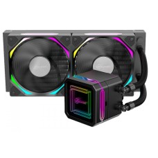 Water Cooler Kalkan Delta 240 ARGB, 240mm, Wireless, Intel-AMD, Preto, KLK00050