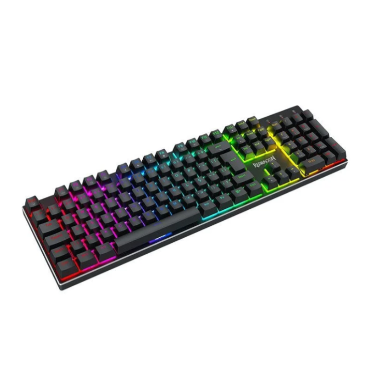 Teclado Magnético Gamer Redragon Dharma Preto RGB Full Size 8K - K556RGB-M