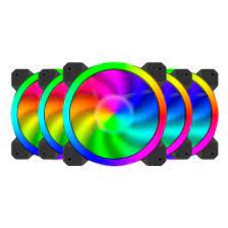 Kit com 5 fan T-Dagger T-Tgf515 Rgb 5X120Mm
