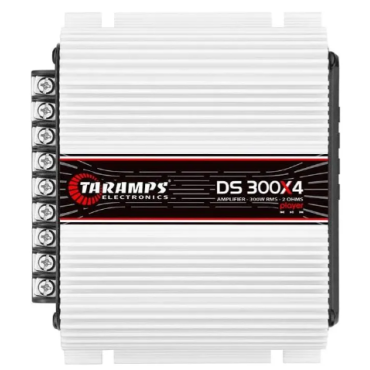 Taramps Ds300x4 Amplificador 4 Canais 300w 2 Ohms Preto