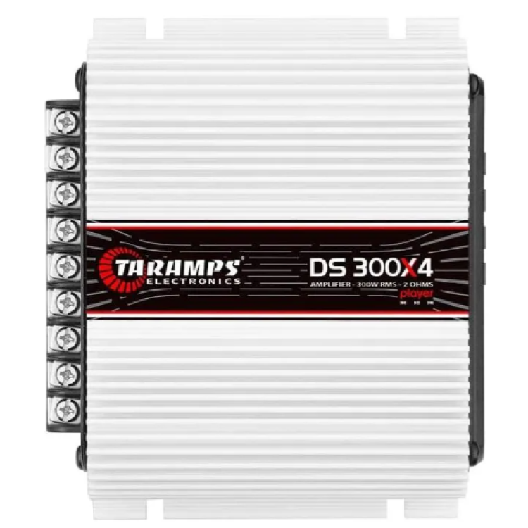 Taramps Ds300x4 Amplificador 4 Canais 300w 2 Ohms Preto