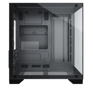 Gabinete Gamer Fortrek Clarity Preto – Design Aquário Com Lateral De Vidro Temperado.