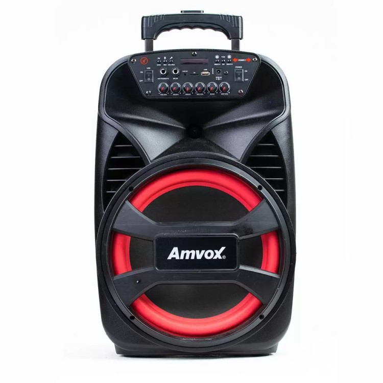 Caixa de Som Amvox Aca 480 Viper II Bluetooth - Ativa 480W 12" USB com Tweeter
