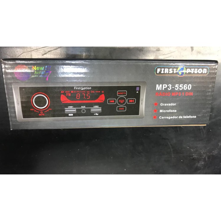 Rádio Automotivo First Option MP3 5560 