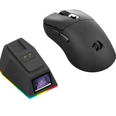 Mouse Redragon Ebony Ultra C/ Base de Carregamento S/F Preto - M998-ULT