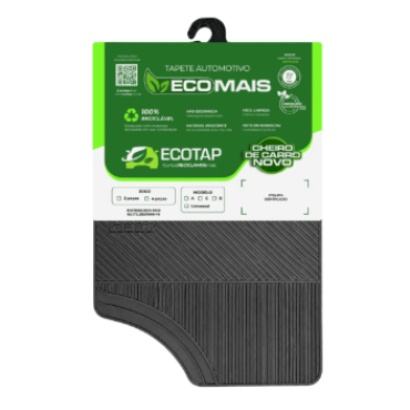 Tapete Automotivo de Borracha Ecotap Ecomais