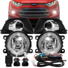 Kit Farol de Milha Ecosport 2013-2016 (Com molduras cromadas)
