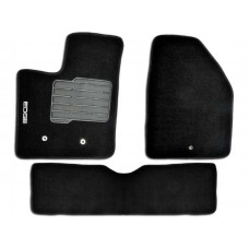 Jogo de Tapetes Edge Preto 06/14