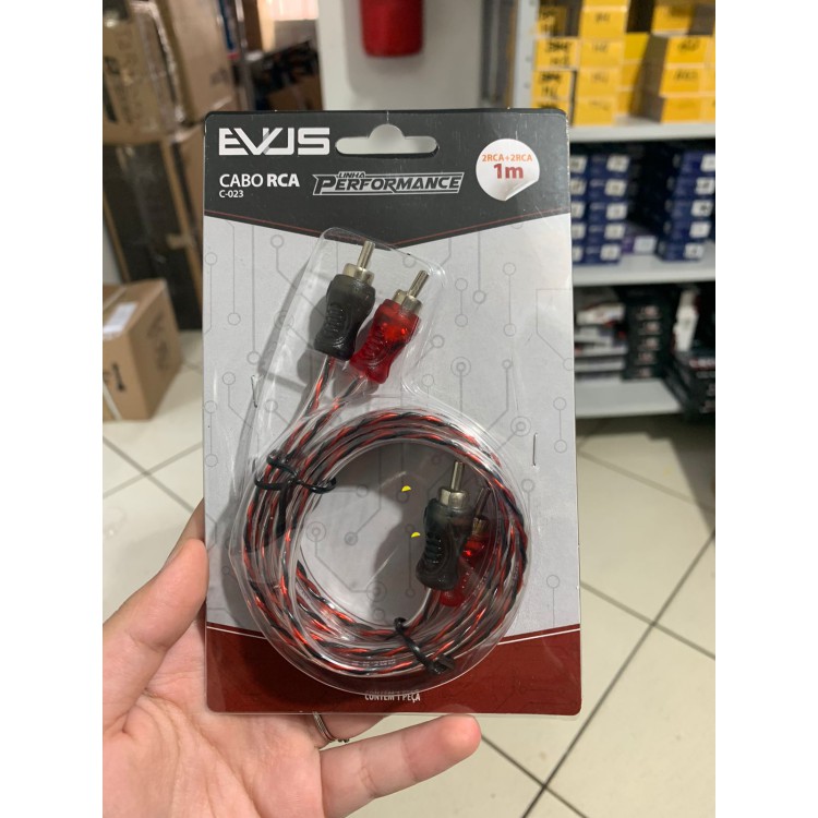 Cabo RCA Som 1m Injetado Evus