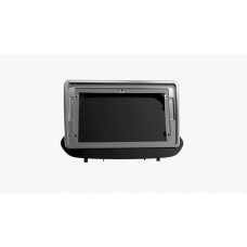 Moldura p/ Tela 9" Onix Preto Fosco com Friso - Fiamon