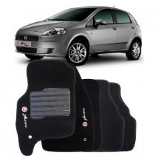 Jogo de tapetes Fiat Punto 07/12  Preto 