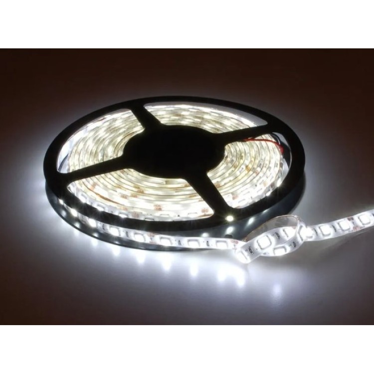 Fita Led 5050 5mt Dupla Face S/silicone Ip20 Luz Branco-frio
