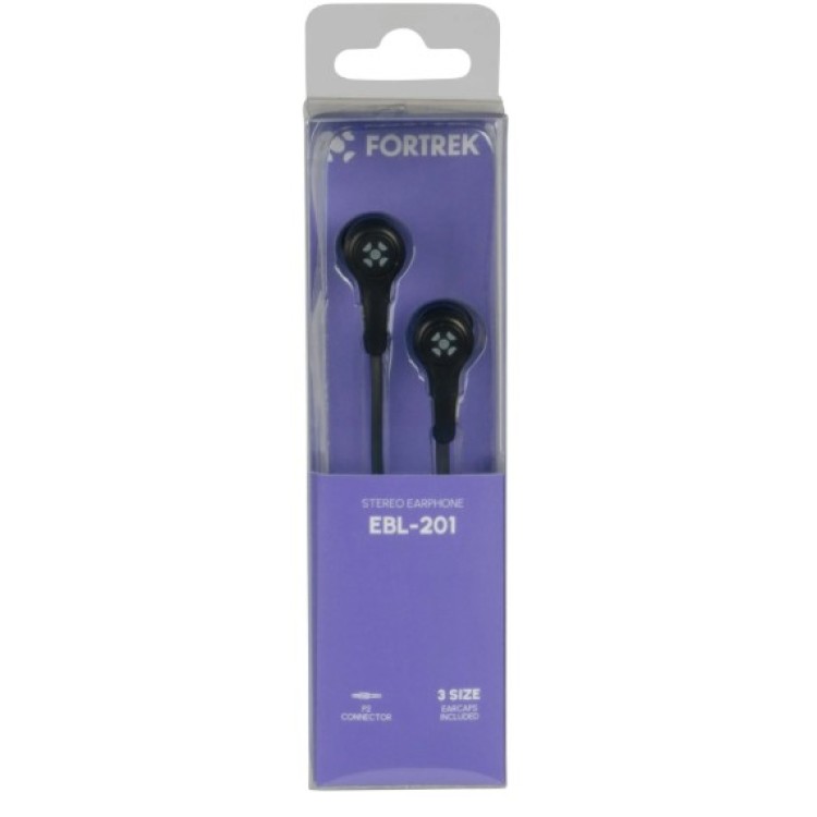 Fone de Ouvido Fortrek Com Fio - EBL201B