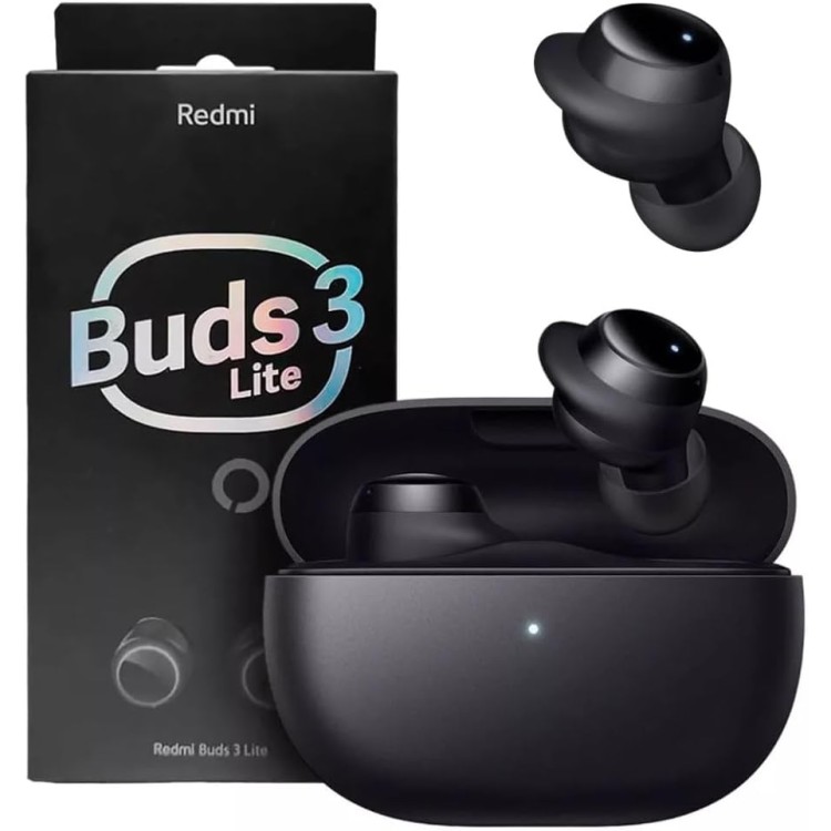 Fone De Ouvido Xiaomi Redmi Buds 3 Lite Cor Preto