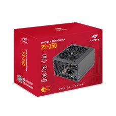 Fonte ATX 350W PS-350BK Preta Sem Cabo C3Tech