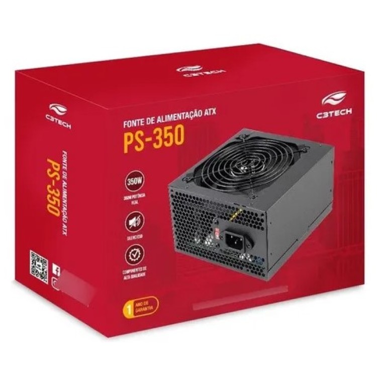 Fonte C3Tech PS-350BK