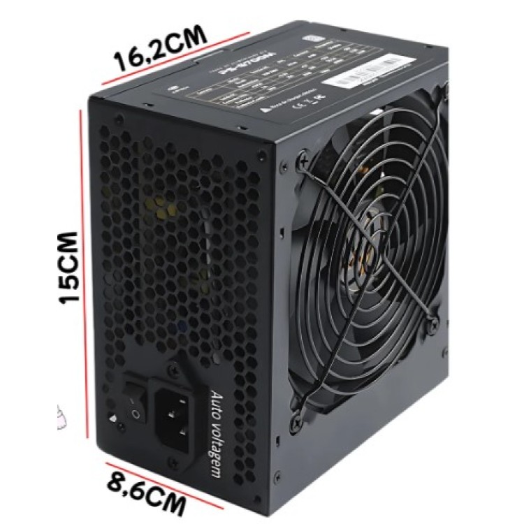 Fonte Atx C3 TECH 700w Ps-g700b 80 Plus Bronze Pfc Ativo