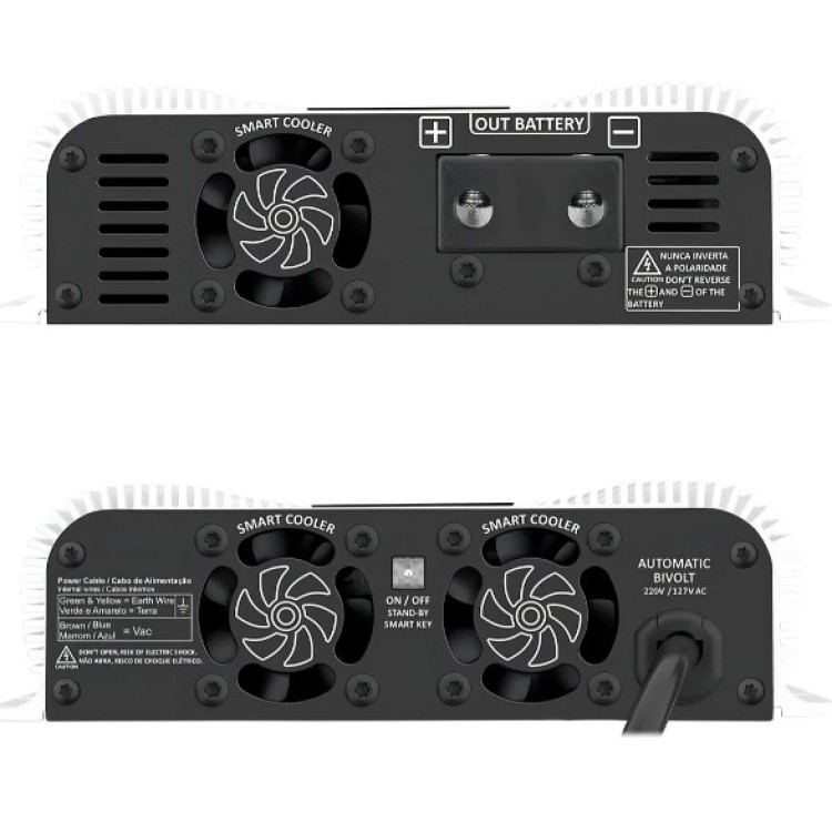 Fonte Automotiva 120 a 160 Amperes Smart Charger 120a