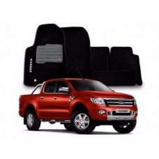 Jogo de Tapetes Ford Ranger Preto 13/...