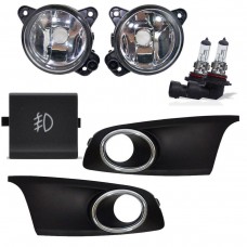 Kit Farol de Milha Fox/ Space Fox 2010-2013 (Com molduras cromadas)