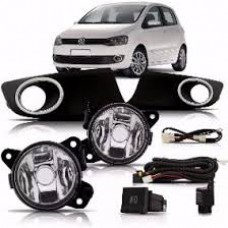 Kit Farol de Milha Fox/ Space Fox 2014 Com molduras cromadas