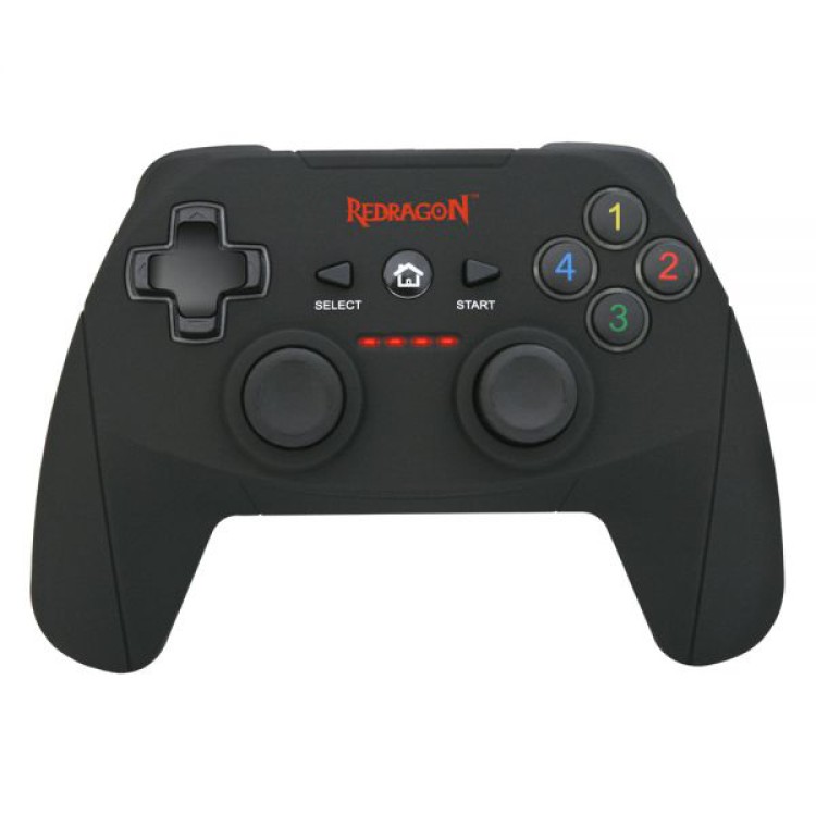 Controle Redragon Sem Fio Harrow G808 Para Pc E Ps3 - Preto Controle Redragon Sem Fio Harrow G808 Para Pc E Ps3 - Preto