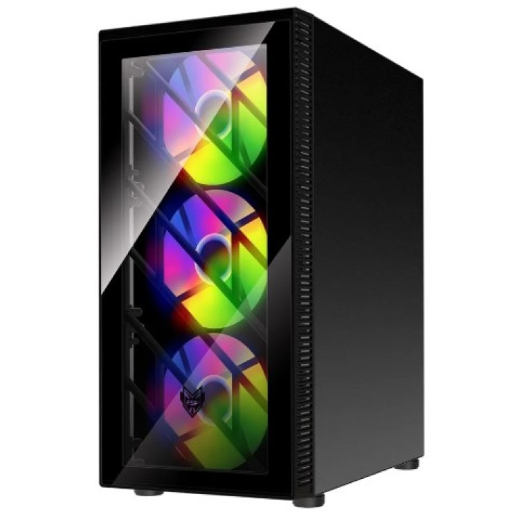 Gabinete Gamer Fsp Cmt192 Rgb 4 Fans S/fonte Midtower Atx