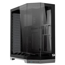 Gabinete Gamer Redragon Edge Preto Vidro Temperado Mid Tower Preto