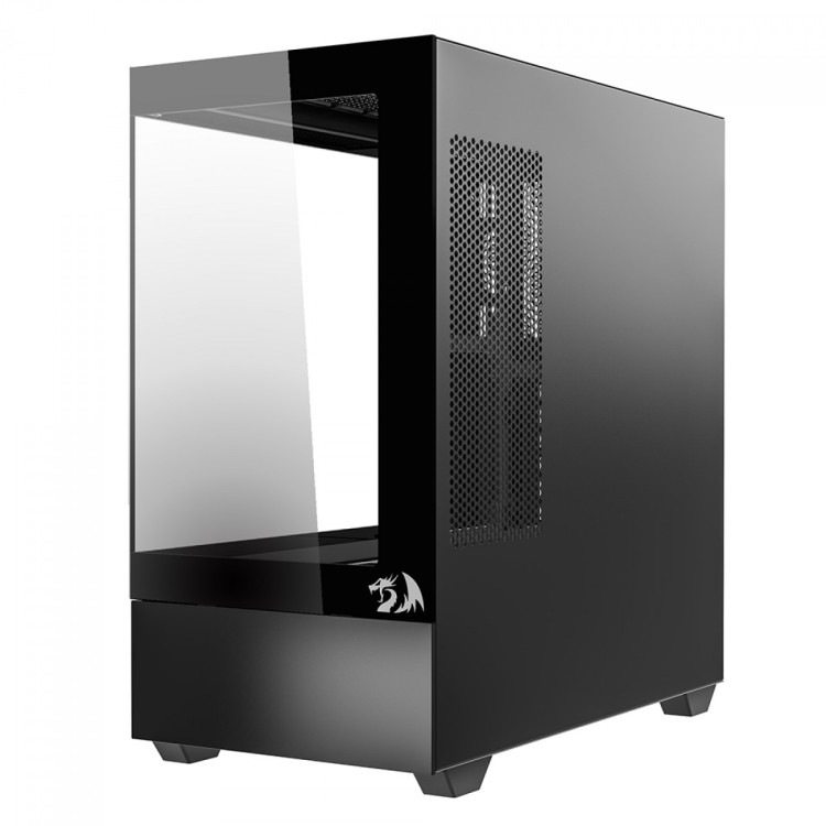 Gabinete Gamer Redragon Reflect Pro, Mid Tower, Vidro Temperado, E-ATX, Sem Fonte, Sem Fans, Preto, CA-607B