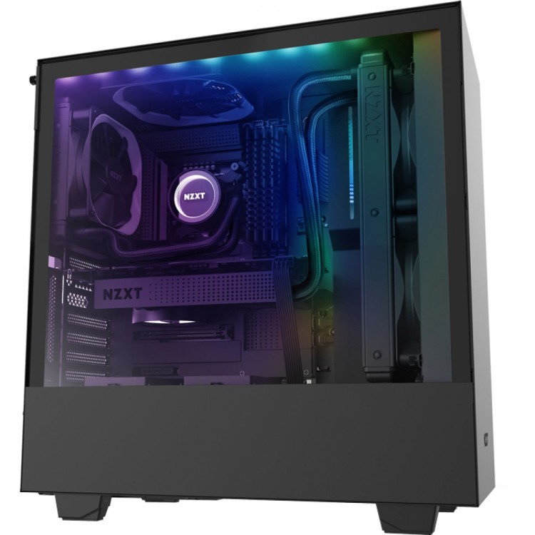 Gabinete H510i Mid Tower Lateral De Vidro Temperado Nzxt Cor Preto