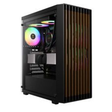 Gabinete Gamer Gamdias Aura Gc4 Elite Atx Com 3 Fans ARGB Preto