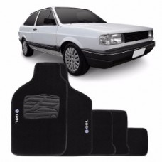 Jogo de Tapetes Gol Antigo Preto