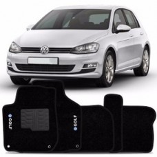 Jogo de Tapetes Volkswagen Golf Preto 12/...