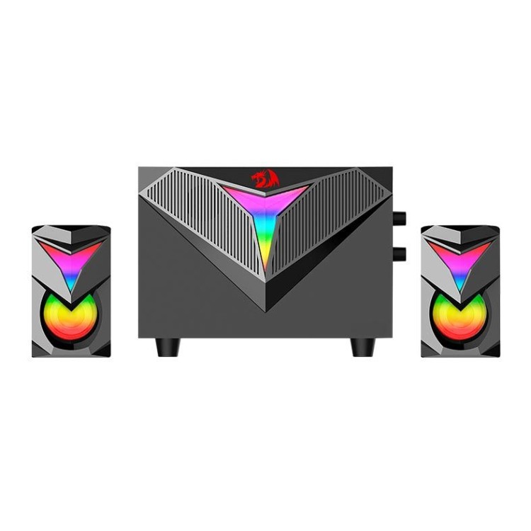Caixas de Som e Subwoofer Gamer Redragon Toccata RGB USB Preto, GS700 Caixas de Som e Subwoofer Gamer Redragon Toccata RGB USB Preto, GS700