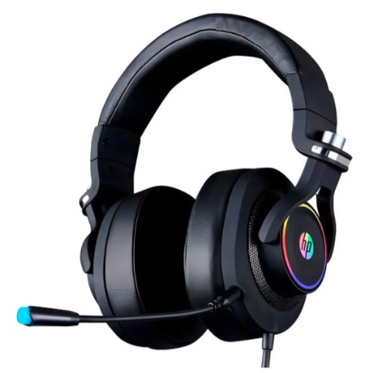 Headset Gamer Headset 7.1 Hp H500gs Led Rgb Usb Preto