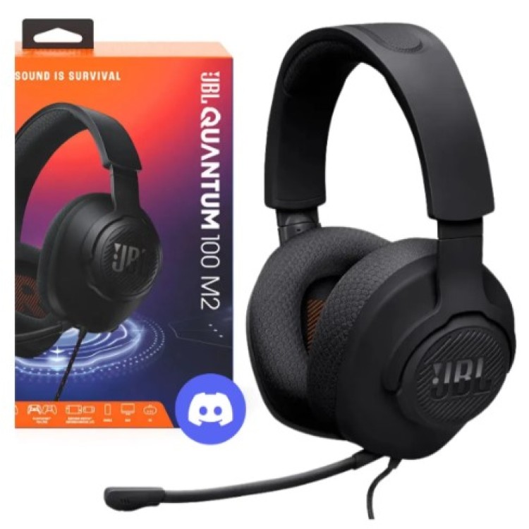 Headset Gamer Jbl Quantum 100 M2 Ps4 Ps5 Xbox 360