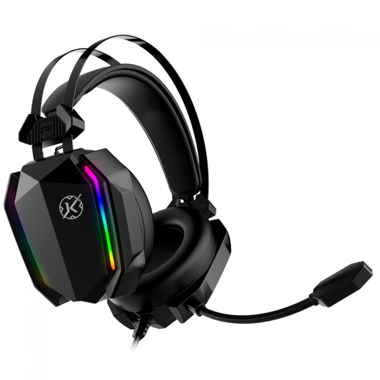 HEADSET GAMER KALKAN HUGIN, USB+3.5MM, RGB, DRIVERS DE 50MM
