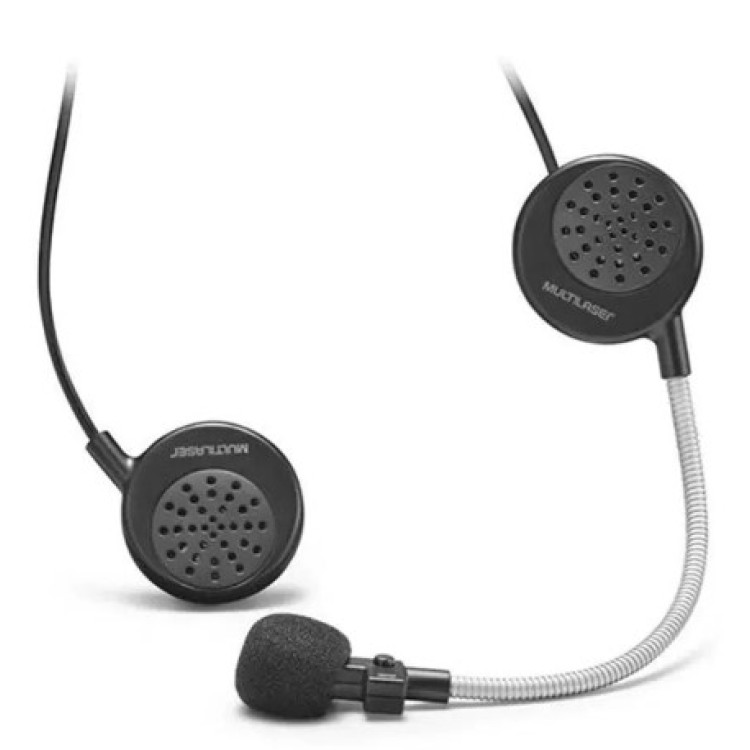 Headset Multilaser P/ Capacete Bluetooth Mt603