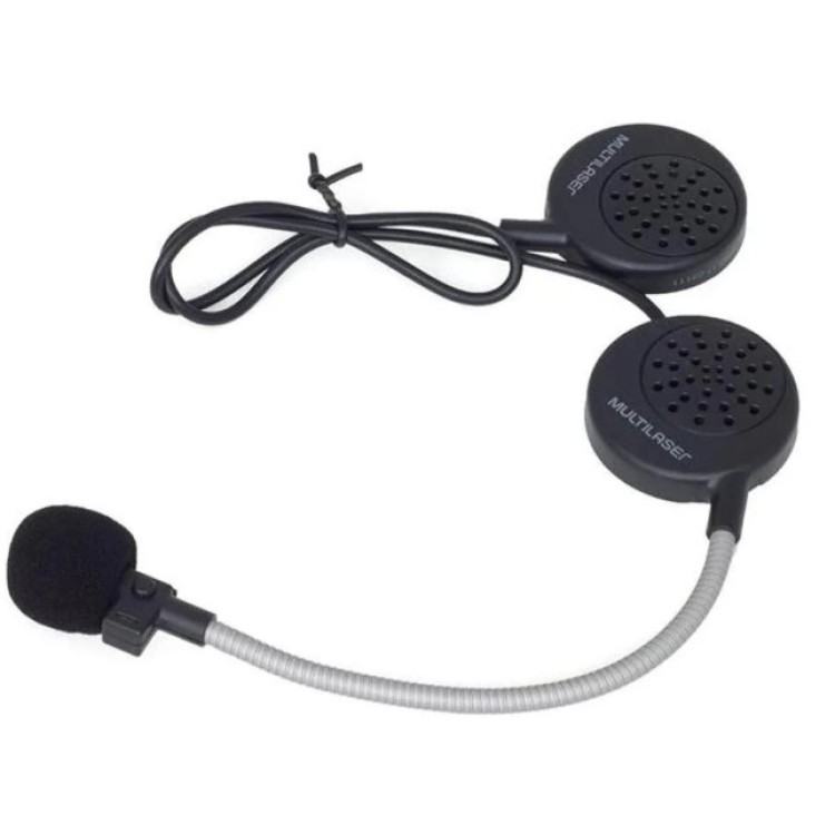 Headset Multilaser P/ Capacete Bluetooth Mt603