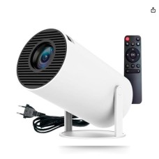 Mini Projetor Portatil hy300 4K 1080 Full HD 5g Wifi 6 Bluetooth 5.0