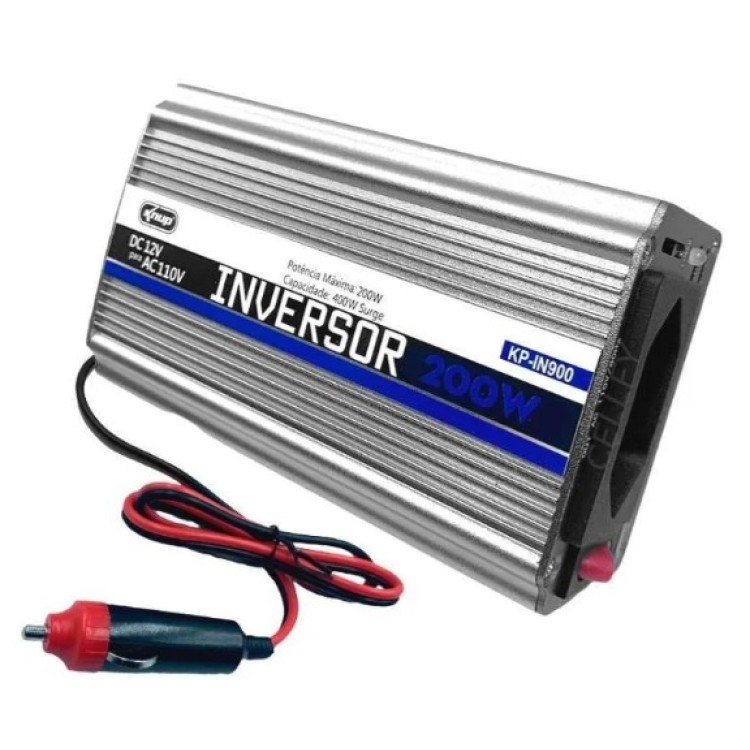 Inversor Tensão 12v 110v 200w Veicular Transformador Tomada