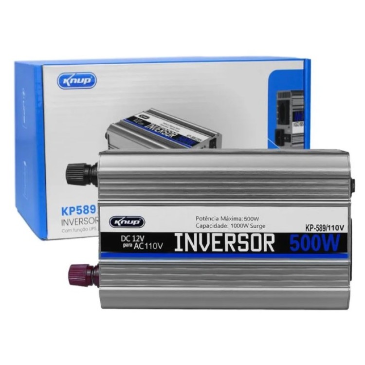 Inversor 12v 110v Conversor Tensao 60hz 500w Funcao Ups