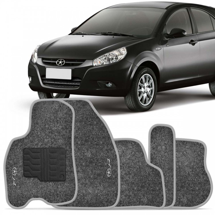 Jogo de Tapetes  C3 Grafite